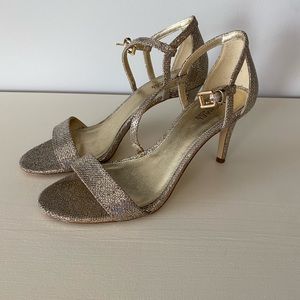Michael Kors gold heels